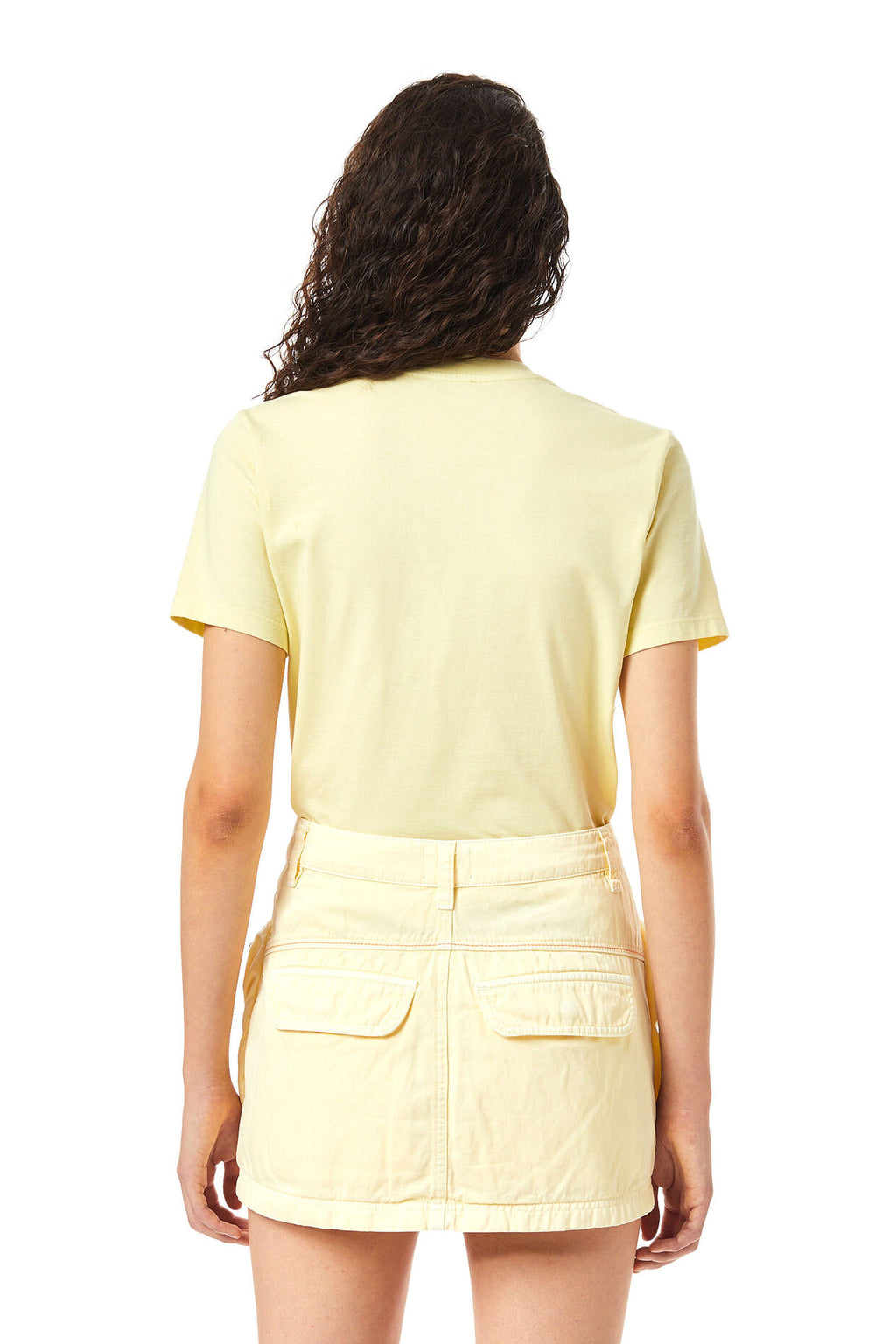T-SHIRT ΜΕ ΣΤΑΜΠΑ (YELLOW) DIESEL