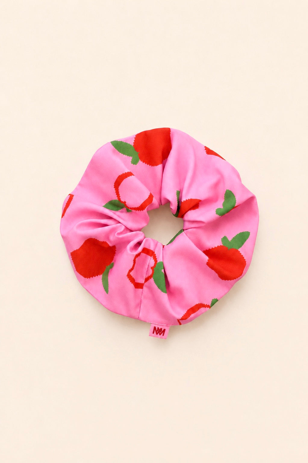SCRUNCHIES (PINK/APPLES) MAMOUSH