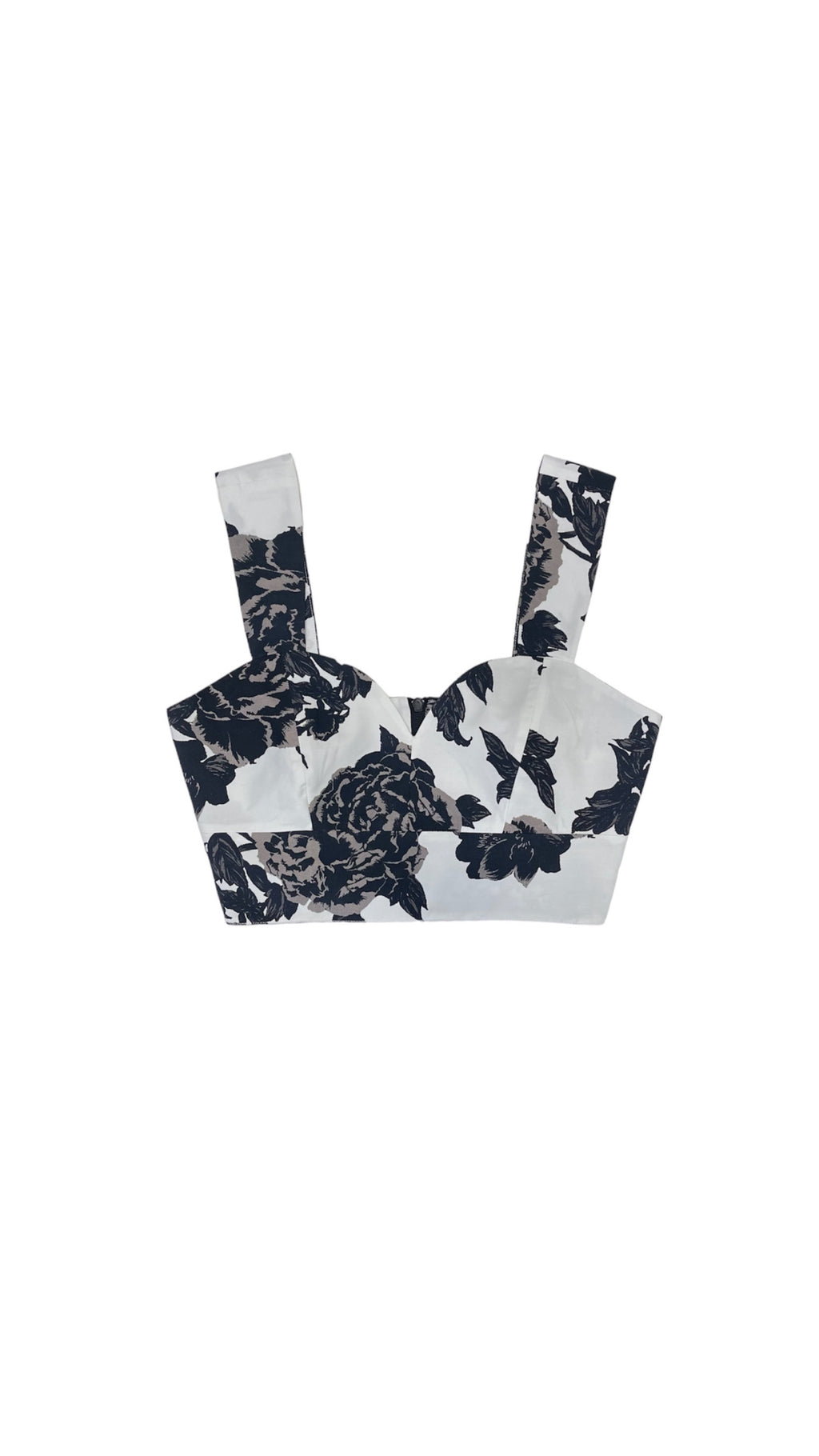 IRO CROP TOP (WHITE ROSES) MAMOUSH