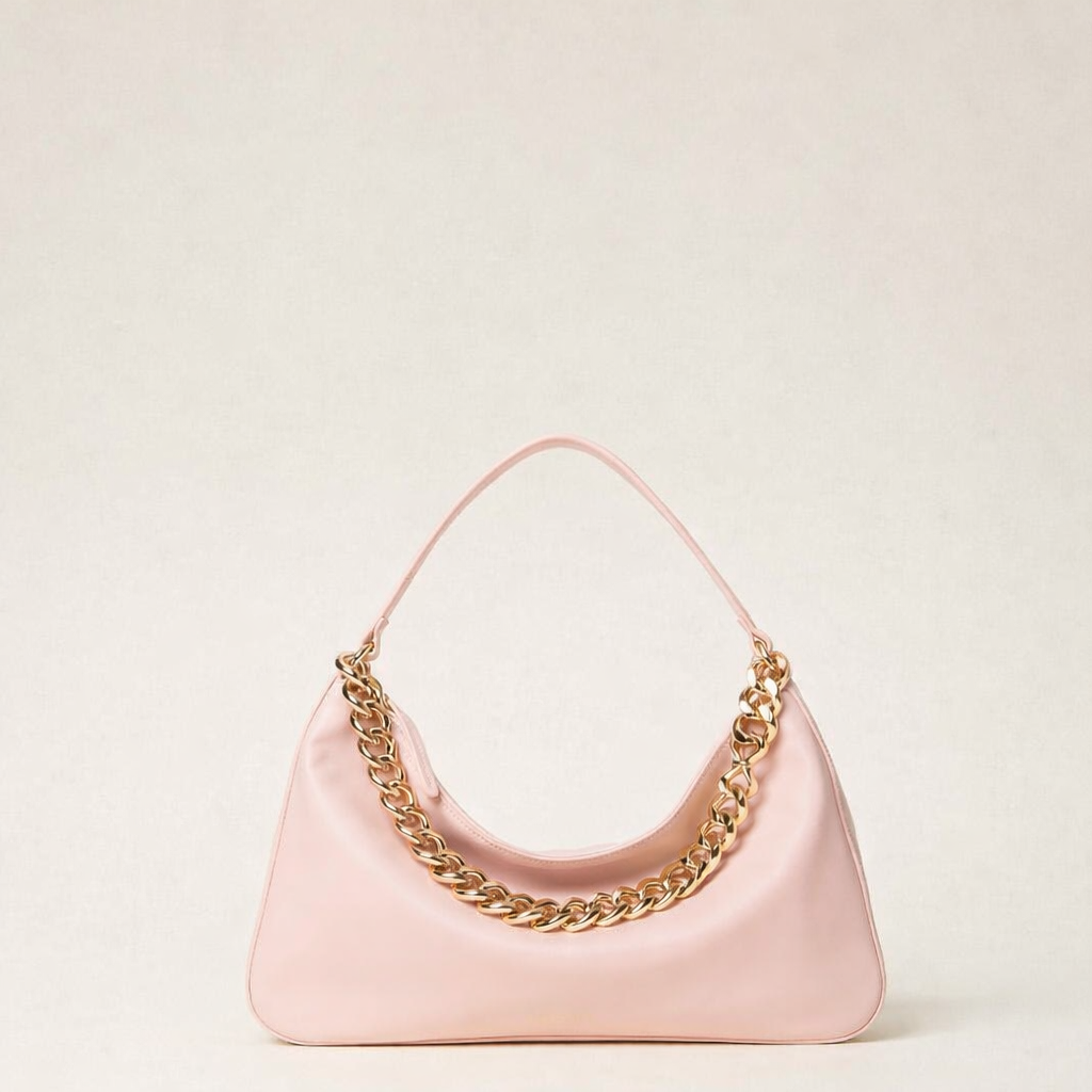 ‘LILIANE’ ΔΕΡΜΑΤΙΝΗ ΤΣΑΝΤΑ (PINK) TWINSET