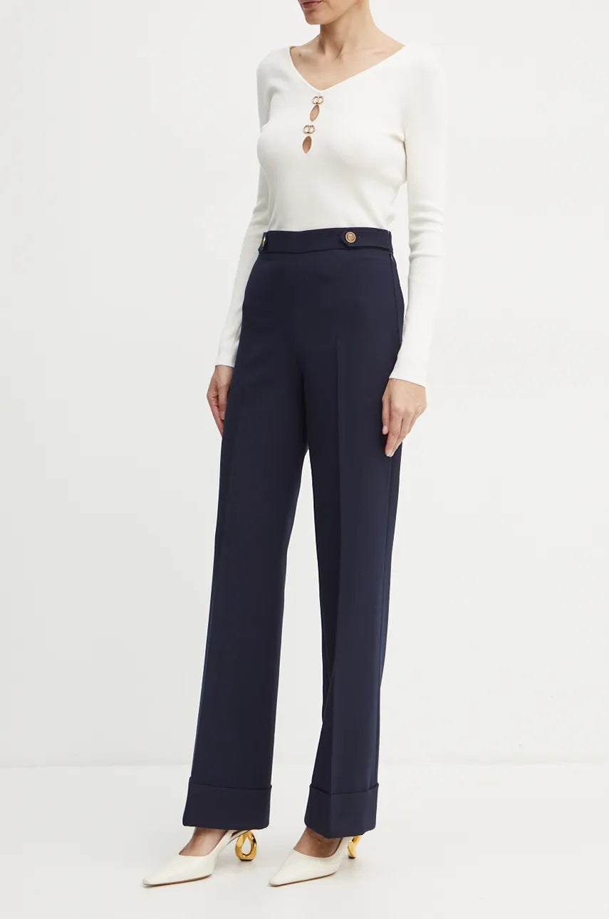 ΨΗΛΟΜΕΣΟ ΠΑΝΤΕΛΟΝΙ ΚΡΕΠ CADY TWINSET