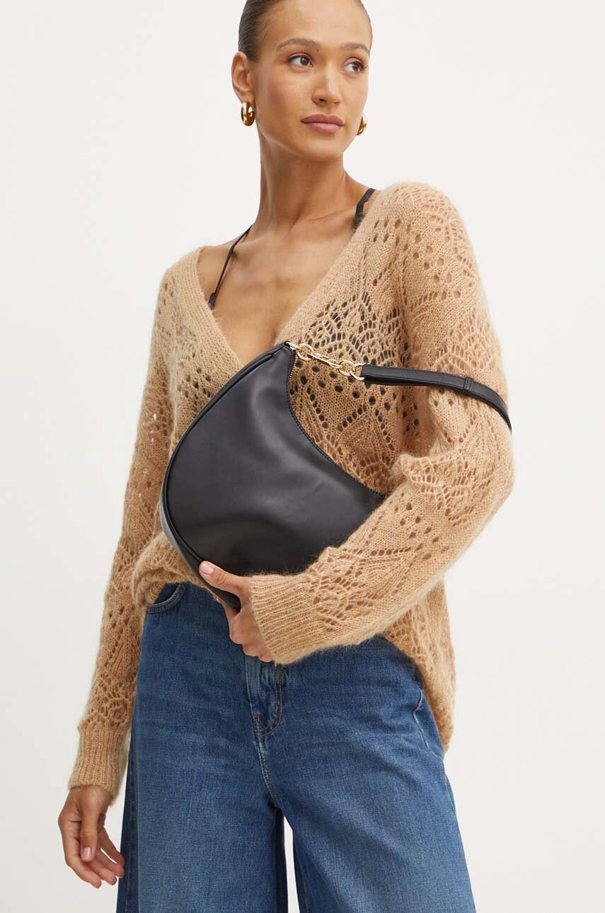 ΤΣΑΝΤΑ "HOBO" ΜΕ ΟΒΑΛ Τ ΑΛΥΣΙΔΑ TWINSET