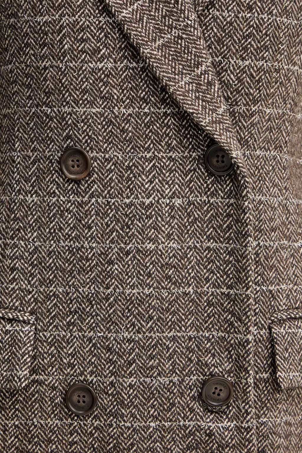 ΜΑΚΡΥ ΠΑΛΤΟ ΑΠΟ ΜΕΙΓΜΑ ΜΑΛΛΙΟΥ ΜΕ LUREX TWINSET MILANO