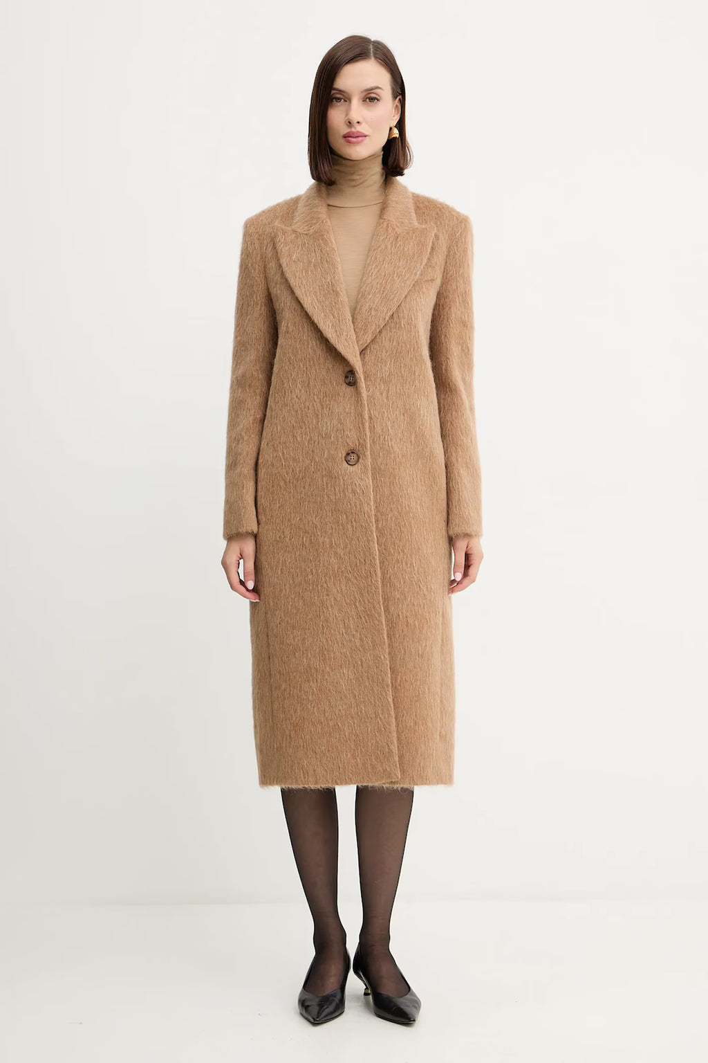 ΜΑΚΡΥ ΜΑΛΛΙΝΟ ΠΑΛΤΟ TWINSET MILANO