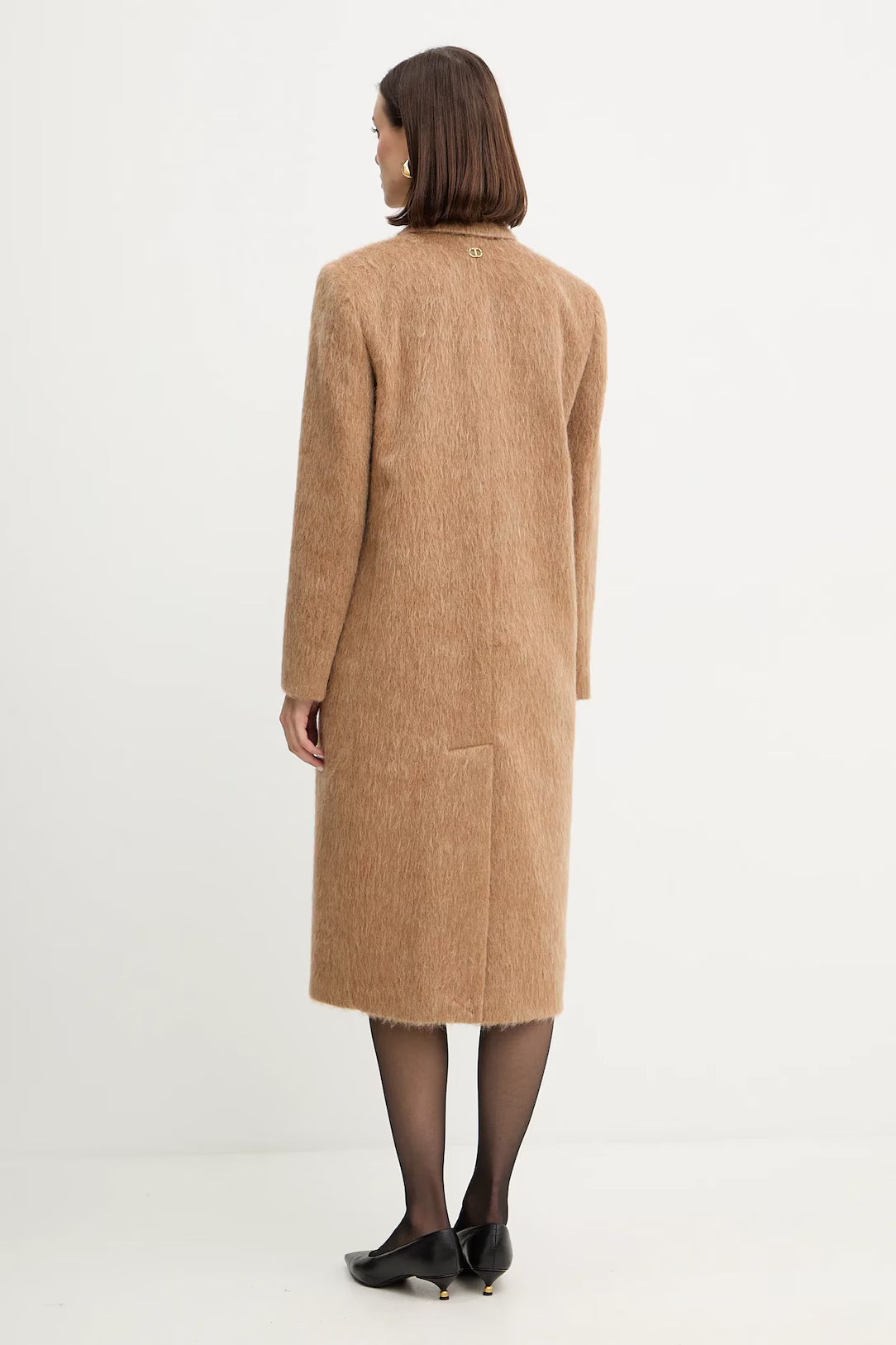 ΜΑΚΡΥ ΜΑΛΛΙΝΟ ΠΑΛΤΟ TWINSET MILANO