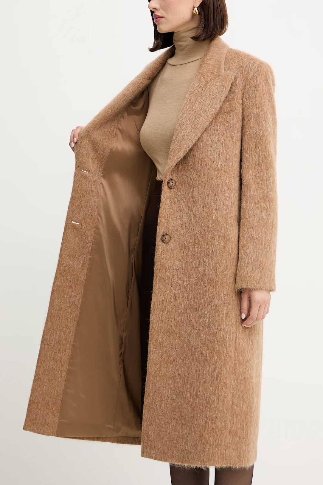 ΜΑΚΡΥ ΜΑΛΛΙΝΟ ΠΑΛΤΟ TWINSET MILANO