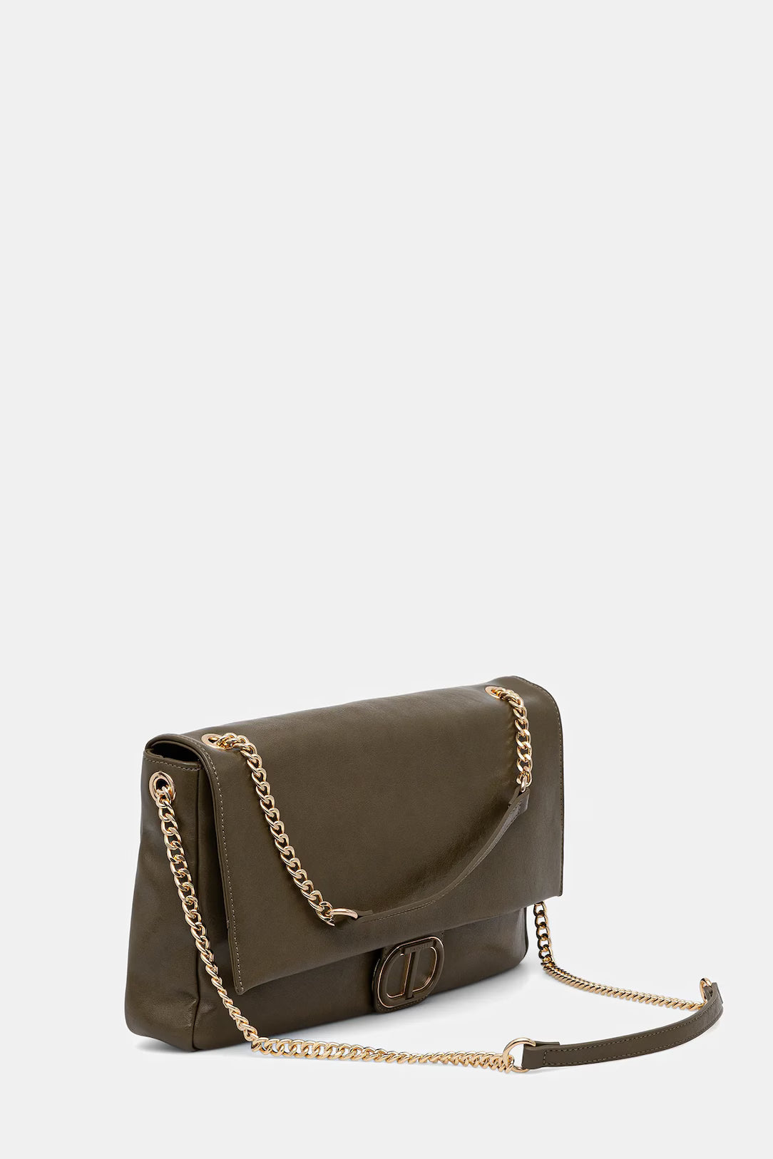 ΤΣΑΝΤΑ ΩΜΟΥ ΜΕ ΟΒΑΛ Τ (BEECH) TWINSET MILANO