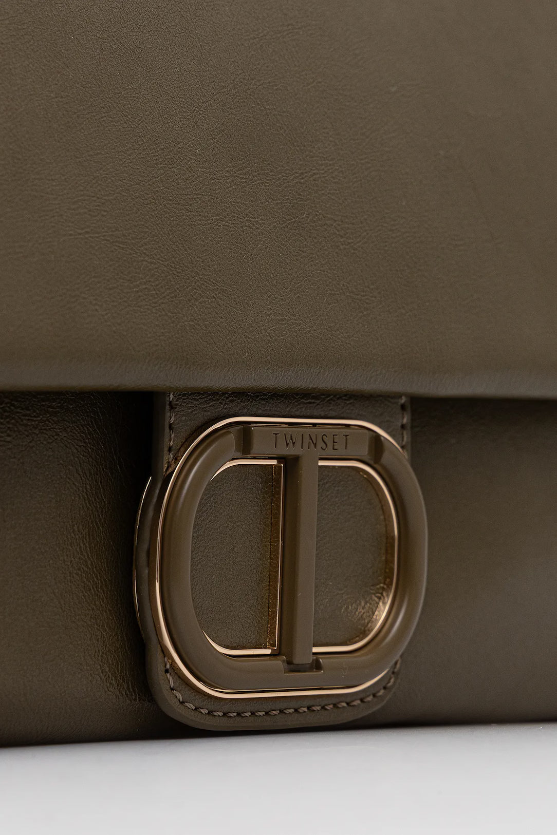 ΤΣΑΝΤΑ ΩΜΟΥ ΜΕ ΟΒΑΛ Τ (BEECH) TWINSET MILANO