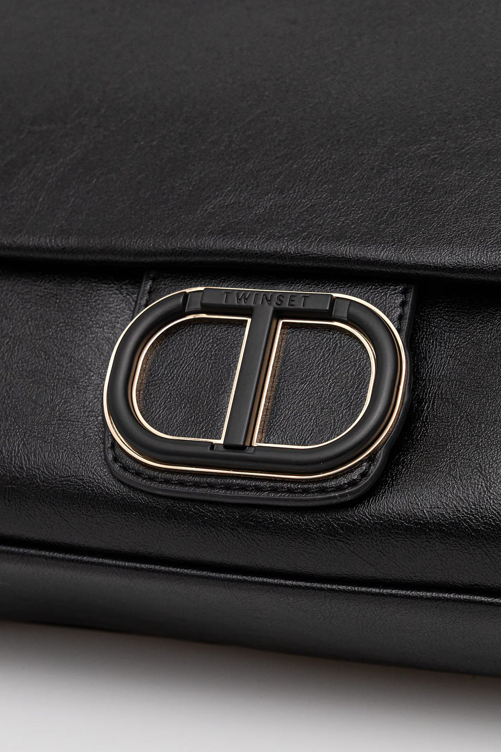 ΤΣΑΝΤΑ ΩΜΟΥ ΜΕ ΟΒΑΛ Τ (BLACK) TWINSET MILANO