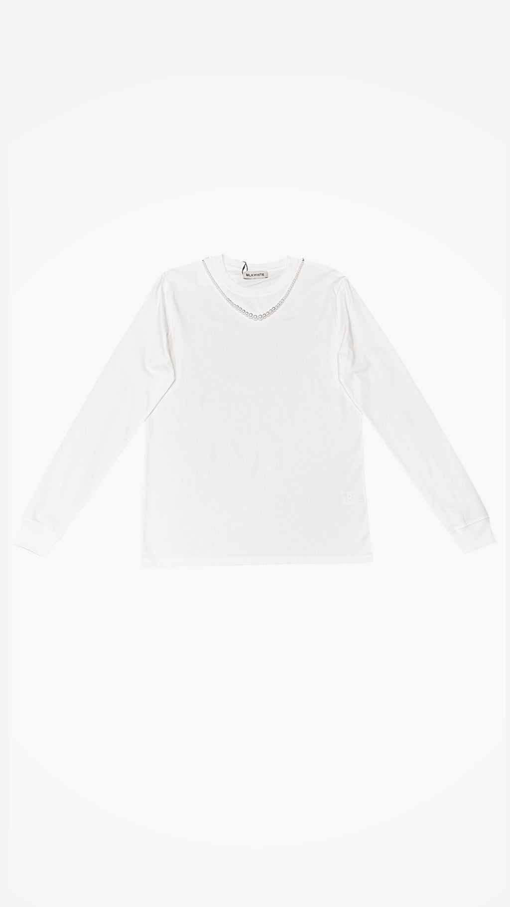 ΜΠΛΟΥΖΑ ΜΕ ΠΕΡΛΕΣ (WHITE) MILKWHITE