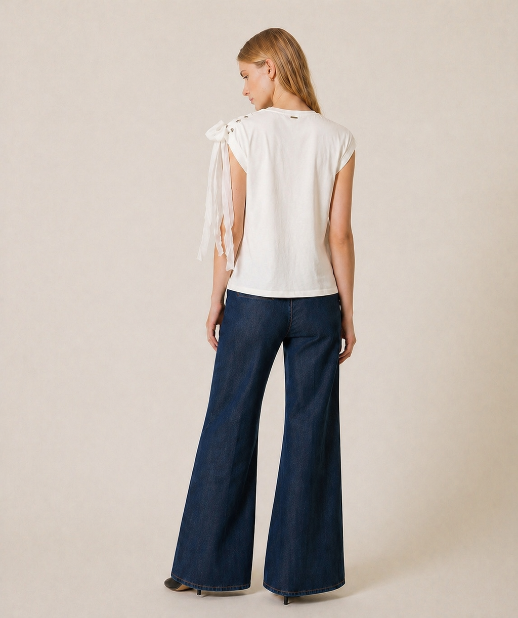 ΒΑΜΒΑΚΕΡΗ ΜΠΛΟΥΖΑ (WHITE) TWINSET