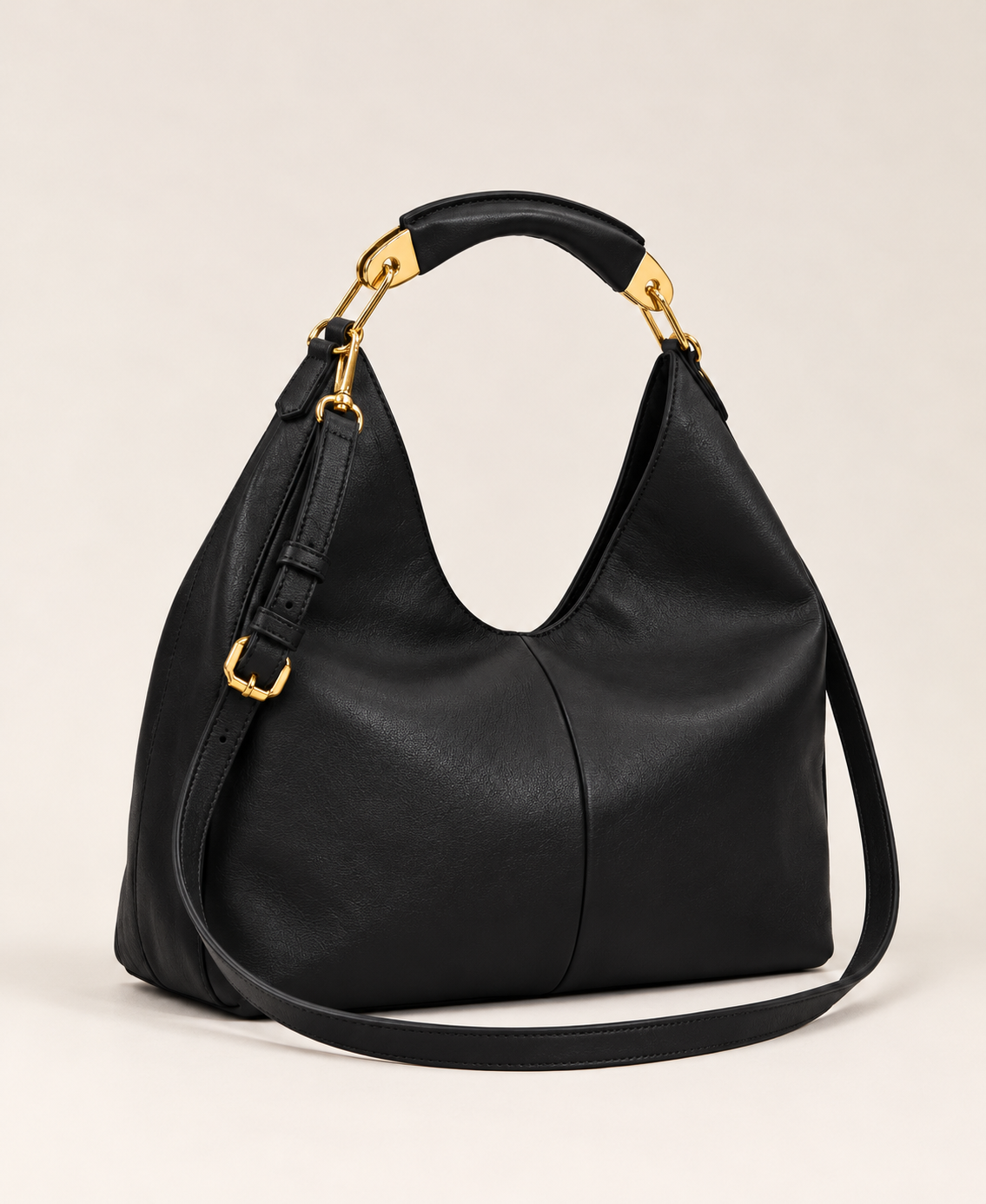 ΜΕΣΑΙΑ HOBO ΤΣΑΝΤΑ ΩΜΟΥ (BLACK) TWINSET