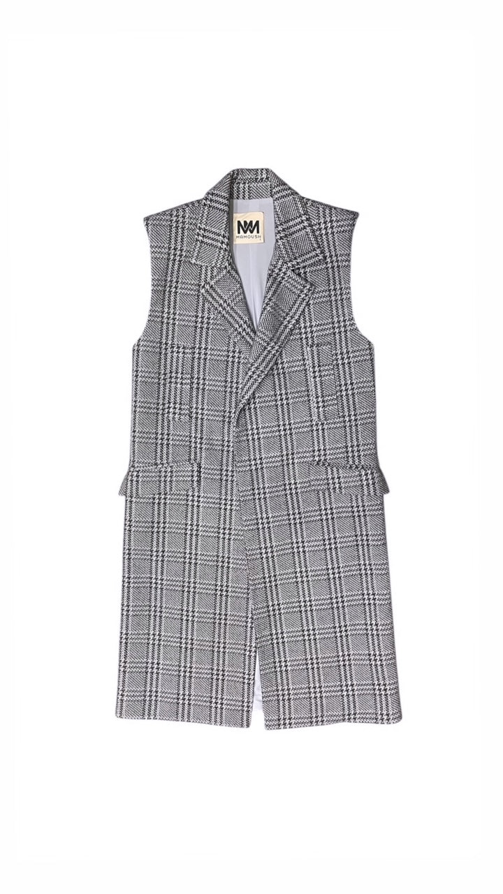 MIA ΜΑΚΡΥ ΓΙΛΕΚΟ (GREY PLAID) MAMOUSH