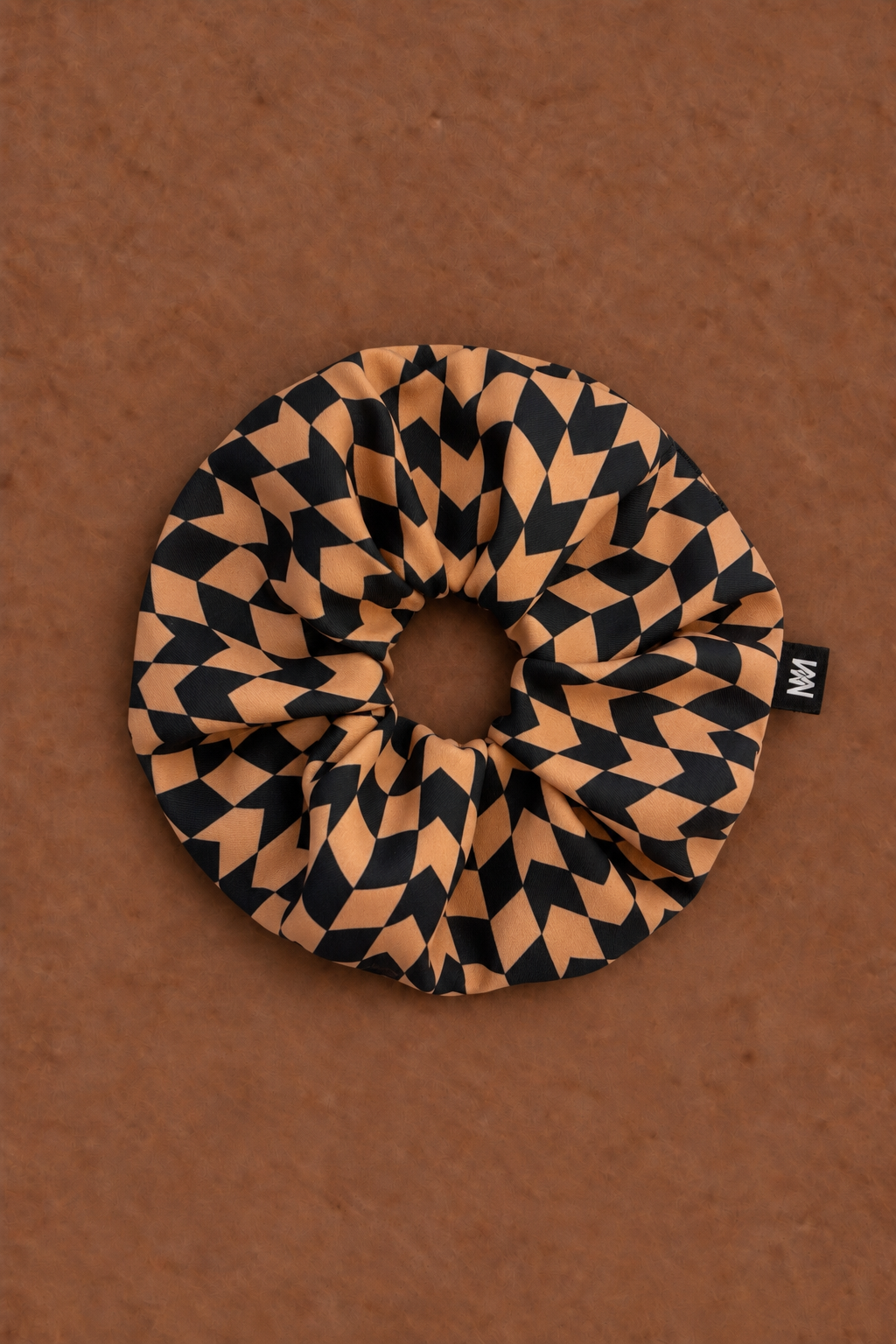 SCRUNCHIES (BLACK/CARAML) MAMOUSH