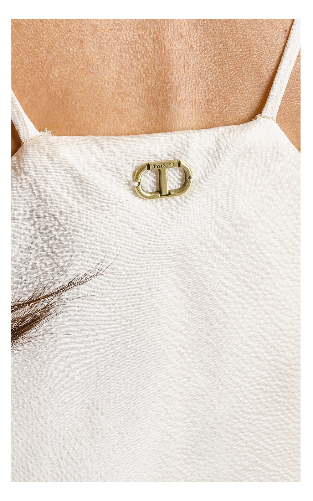 ΣΑΤΕΝ ΤΟΠ (ECRU) TWINSET
