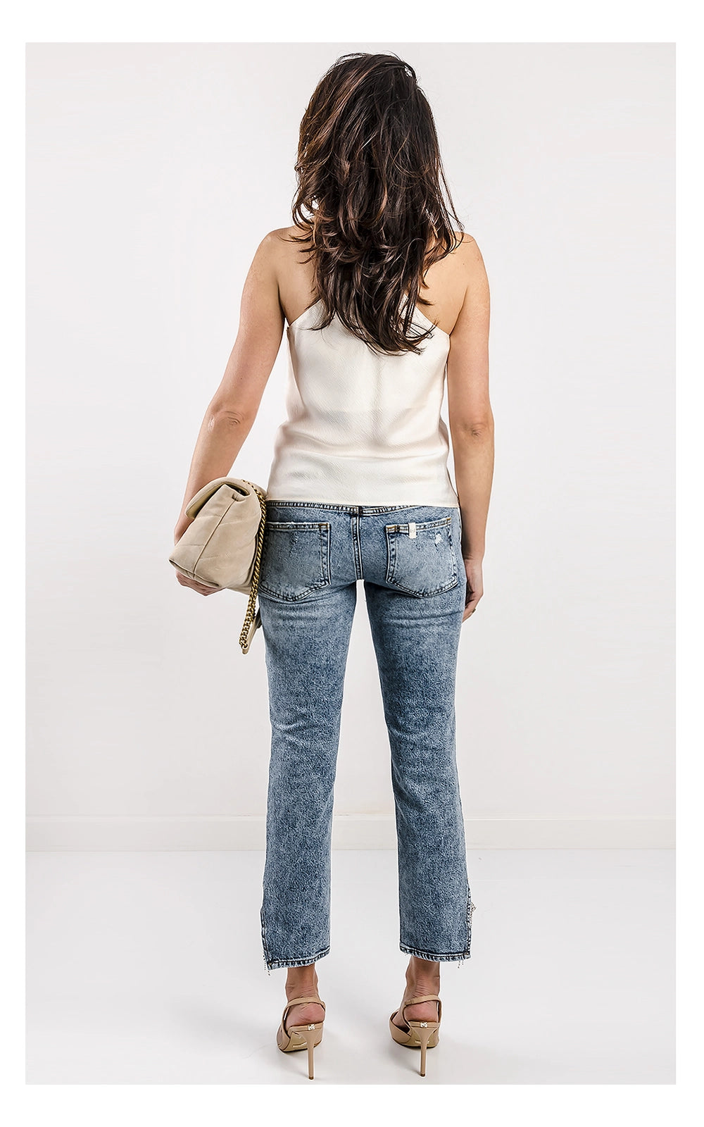 ΣΑΤΕΝ ΤΟΠ (ECRU) TWINSET