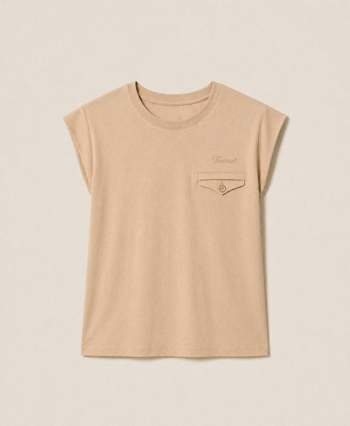 ΒΑΜΒΑΚΕΡΙ ΜΠΛΟΥΖΑ ΜΕ ΤΣΕΠΗ TWINSET