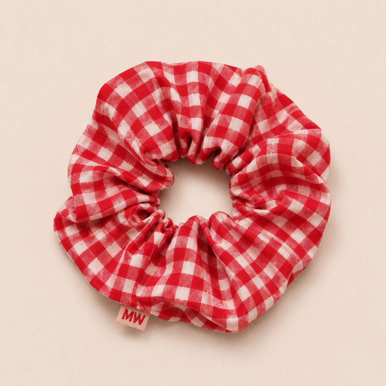 SCRUNCHIES (RED/CHECKERED) MAMOUSH