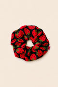 SCRUNCHIES (BLACK/STRAWBERRIES) MAMOUSH