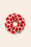 SCRUNCHIES (ECRU/STRAWBERRIES) MAMOUSH