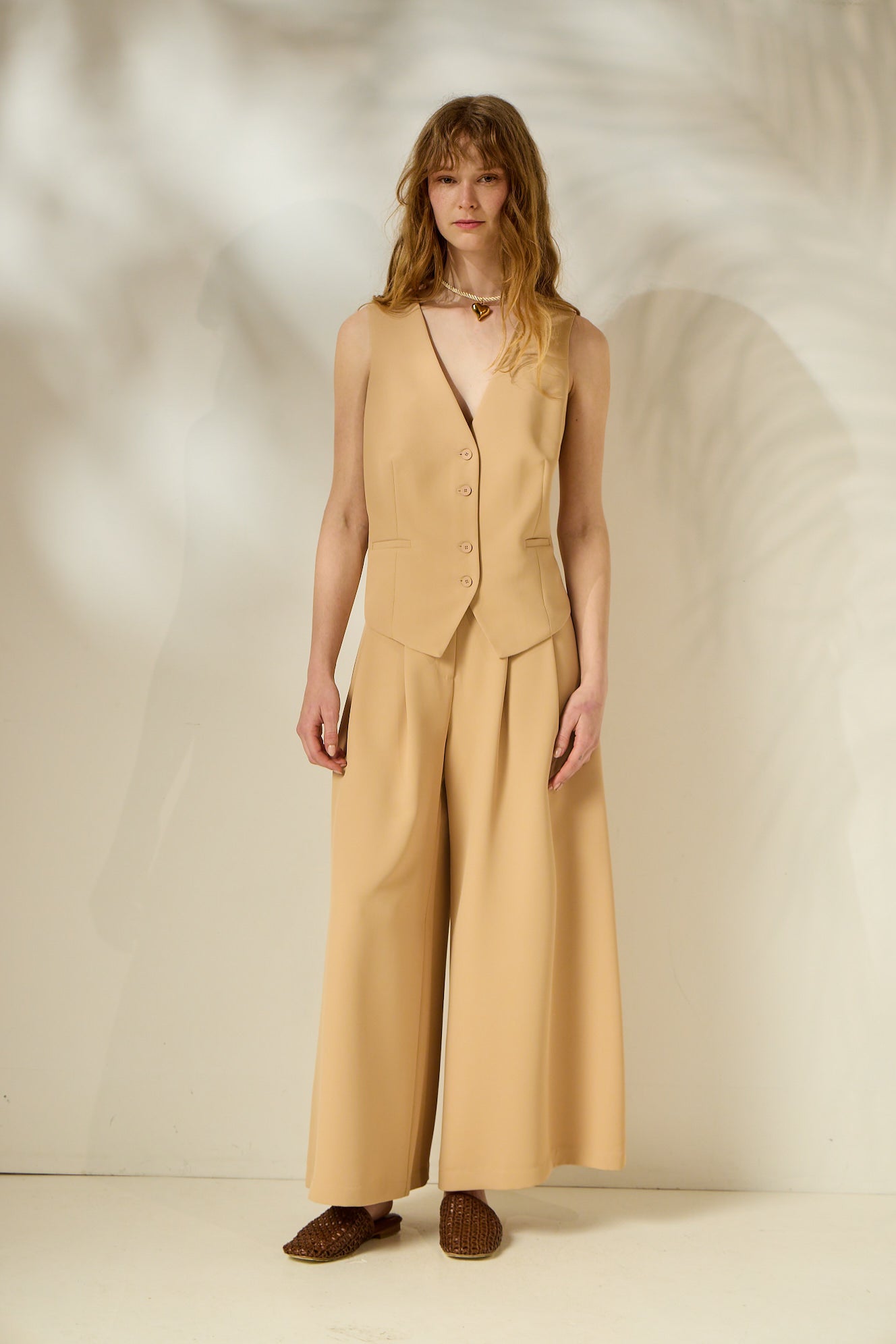 ‘ILIANA’ CROPPED ΠΑΝΤΕΛΟΝΙ (BEIGE) MAMOUSH