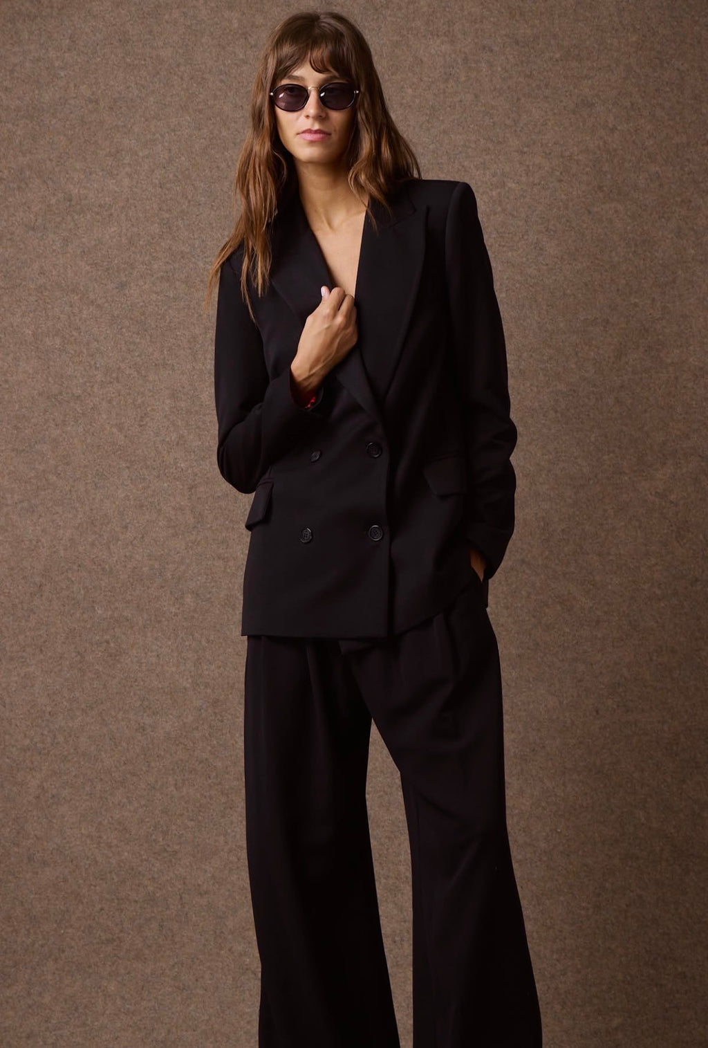'LUCY' ΦΑΡΔΥ ΠΑΝΤΕΛΟΝΙ (BLACK) MAMOUSH