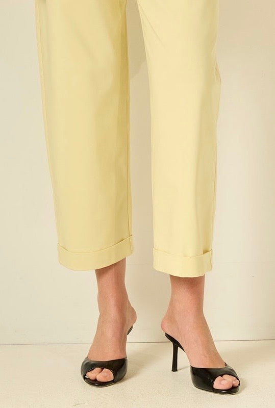 ‘NORA’ ΠΑΝΤΕΛΟΝΙ (PASTEL YELLOW) MAMOUSH