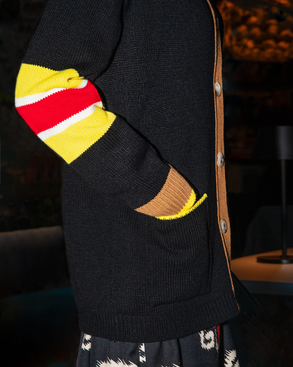 ROXANNE ΠΛΕΚΤΗ ΜΑΚΡΥΑ ΖΑΚΕΤΑ MAMOUSH