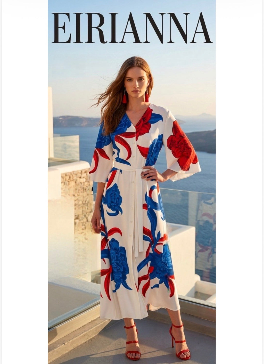 POSITANO ΜΑΞΙ ΦΟΡΕΜΑ EIRIANNA THE BRAND