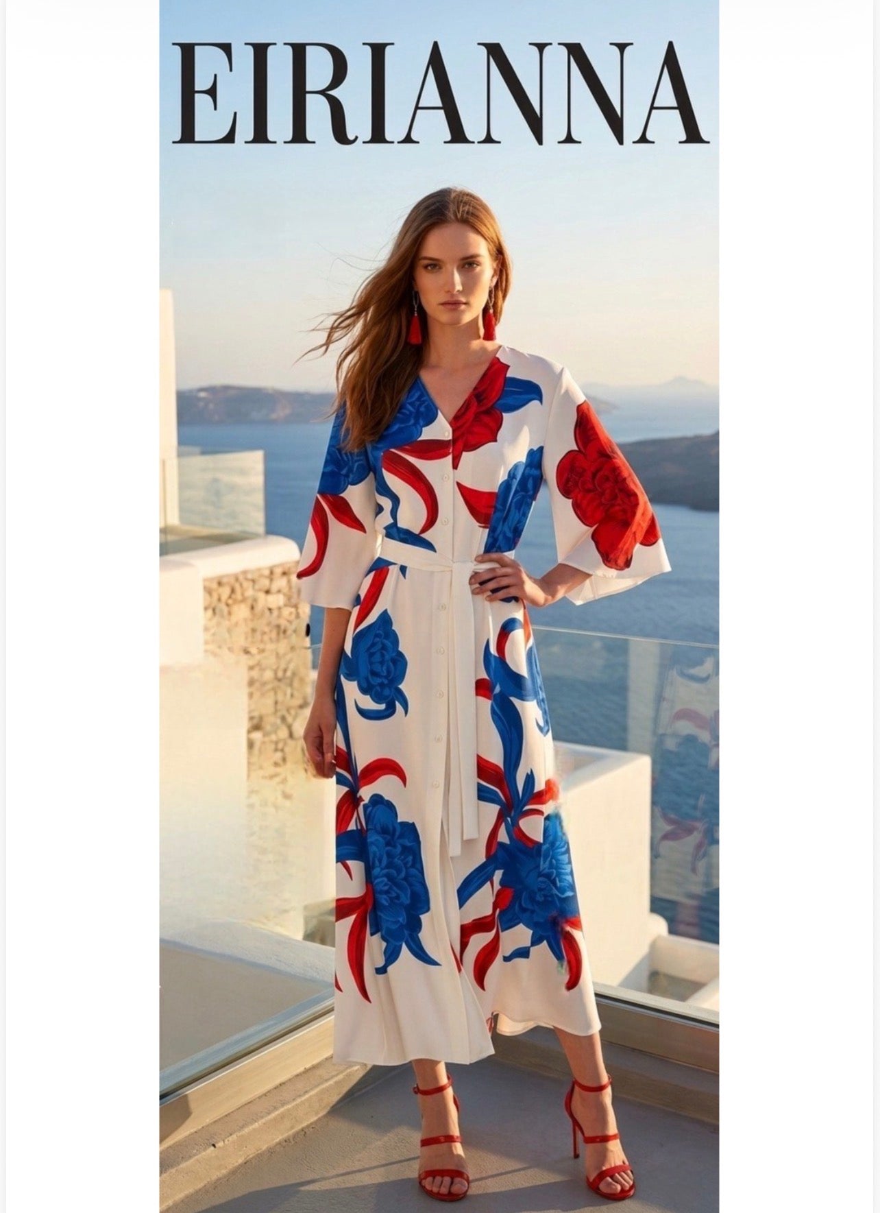 POSITANO ΜΑΞΙ ΦΟΡΕΜΑ EIRIANNA THE BRAND