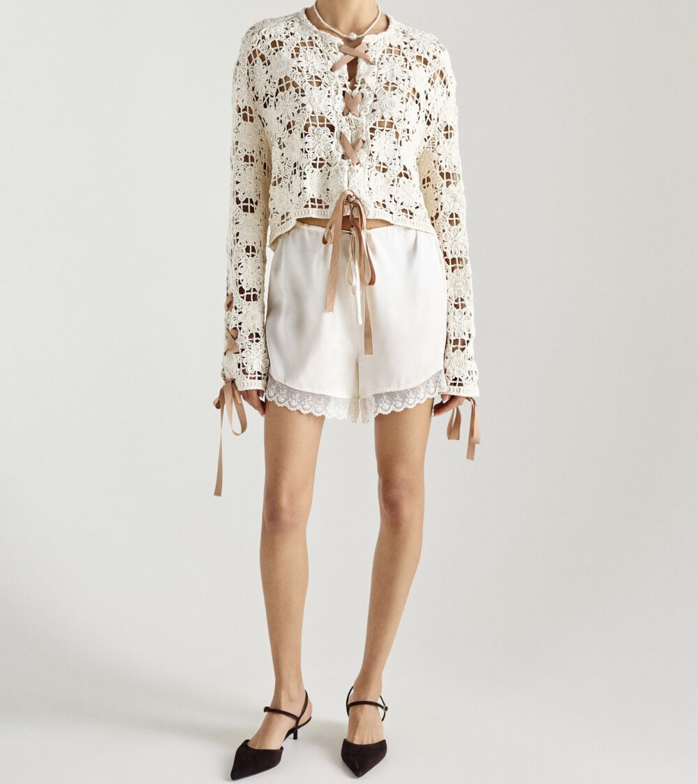 CROCHET JACKET MILKWHITE