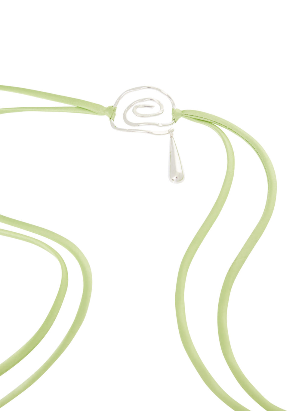 SPEIRA NECKLACE (SILVER/PISTACHIO) KALEIDO