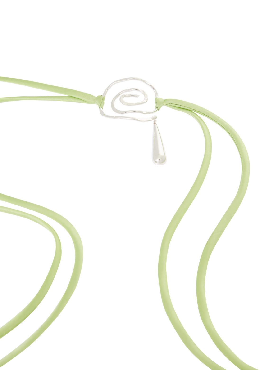 SPEIRA NECKLACE (SILVER/PISTACHIO) KALEIDO