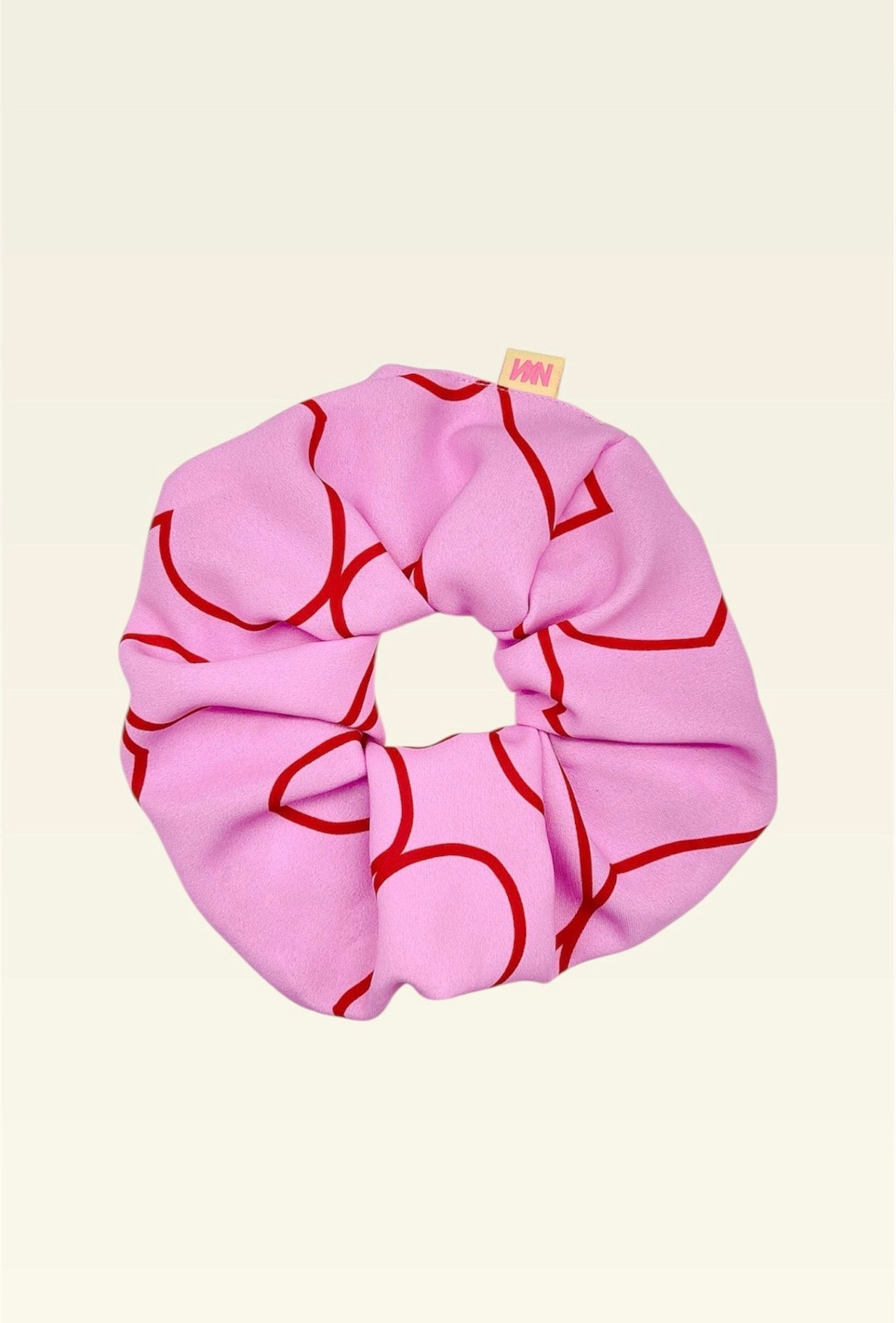SCRUNCHIES (PINK/HEARTS) MAMOUSH