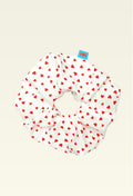 SCRUNCHIES (WHITE/HEARTS) MAMOUSH