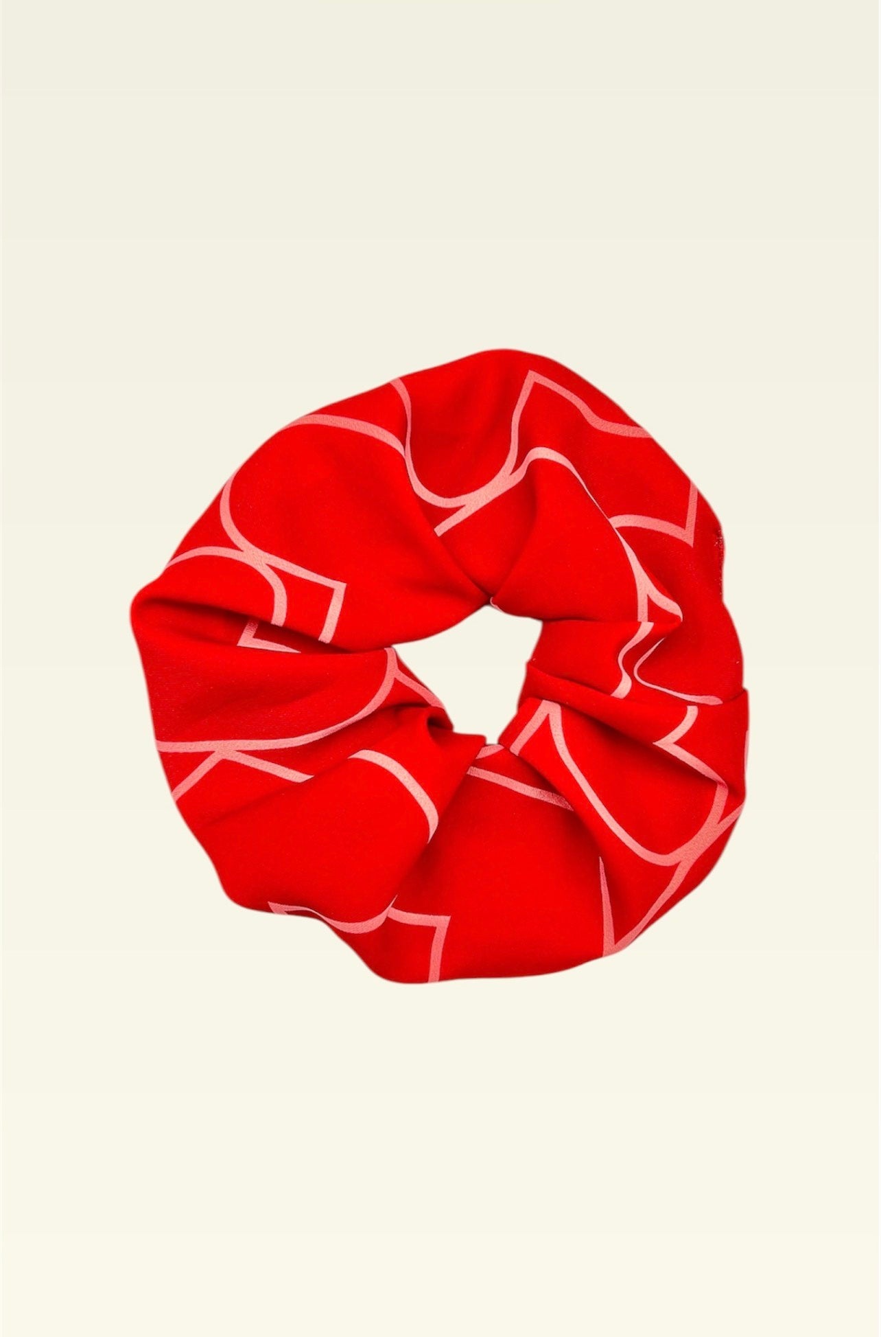 SCRUNCHIES (RED/HEARTS) MAMOUSH