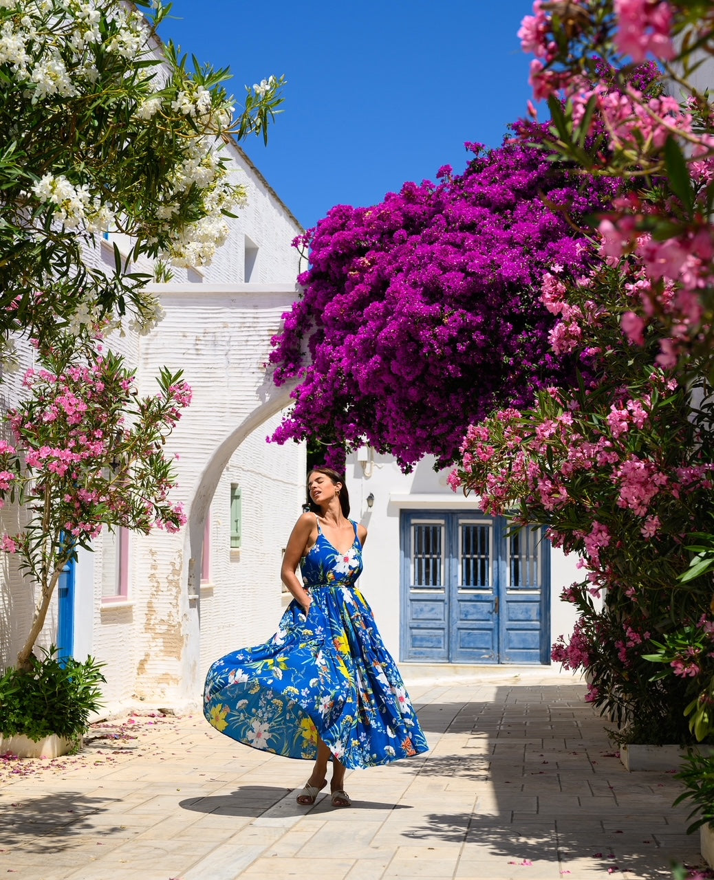 ELSA ΦΟΡΕΜΑ (BLUE FLOWERS) MAMOUSH