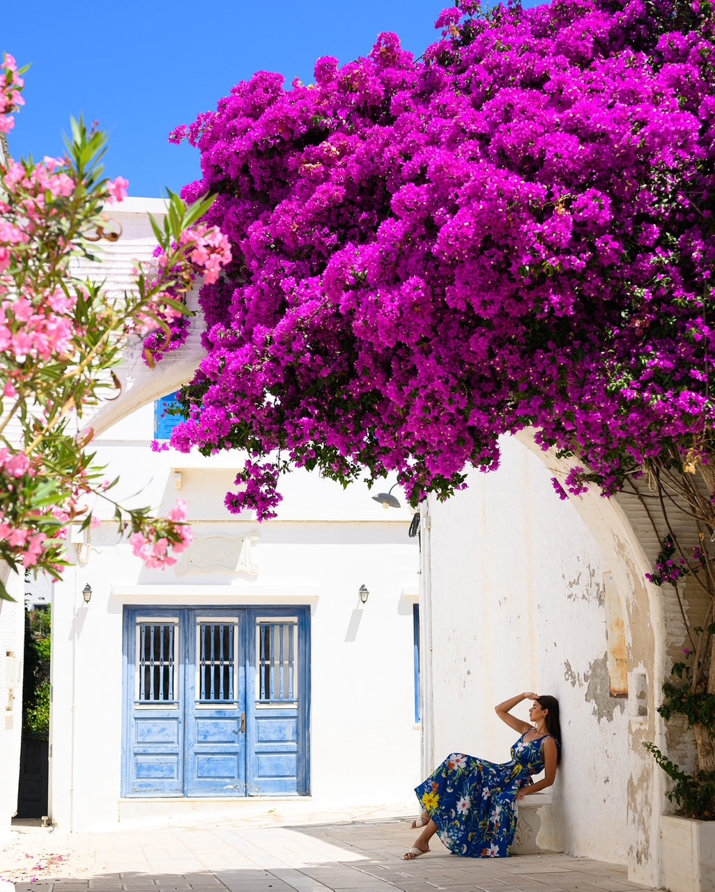 ELSA ΦΟΡΕΜΑ (BLUE FLOWERS) MAMOUSH