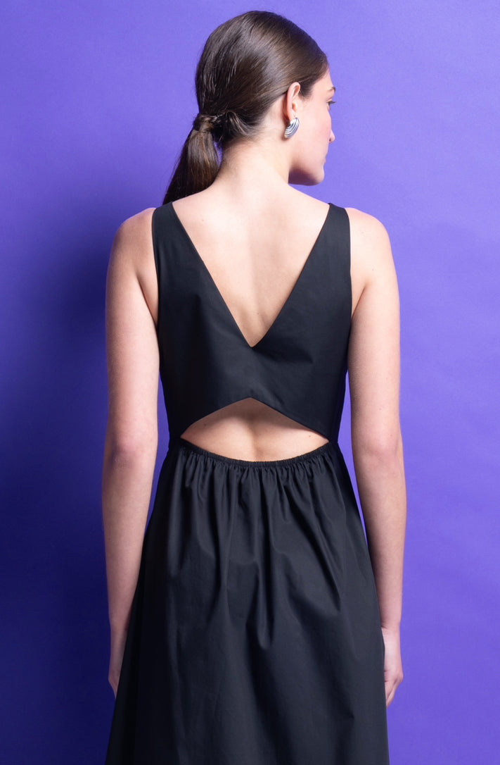 ‘VICTORIA’ ΒΑΜΒΑΚΕΡΟ ΜΙΝΤΙ ΦΟΡΕΜΑ (BLACK) MAMOUSH