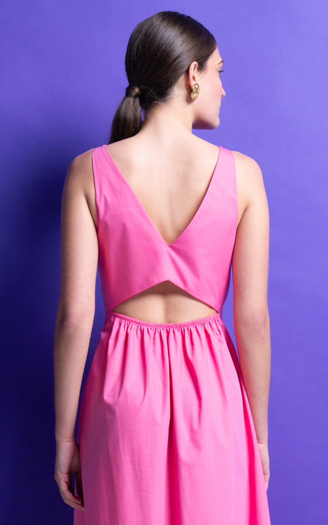 ‘VICTORIA’ ΒΑΜΒΑΚΕΡΟ ΜΙΝΤΙ ΦΟΡΕΜΑ (PINK) MAMOUSH