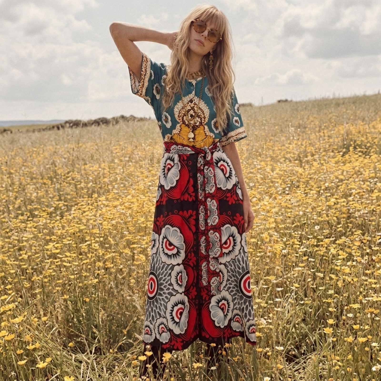 WILD GARDEN ΜΑΞΙ ΦΟΡΕΜΑ EIRIANNA THE BRAND