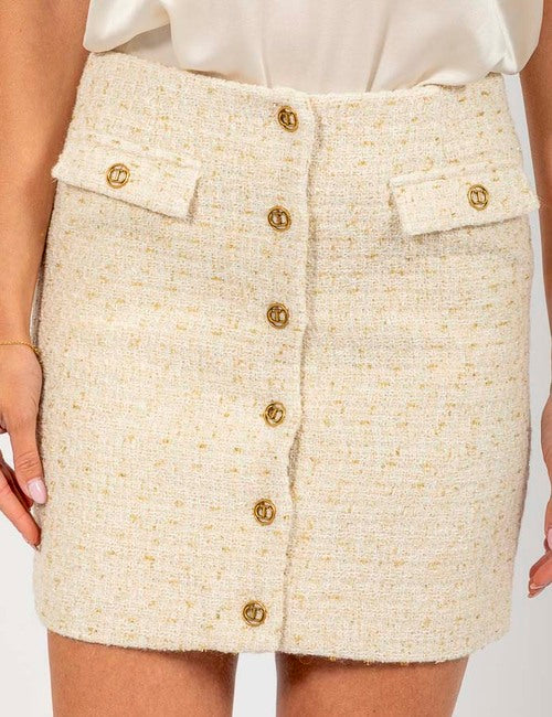 ΜΠΕΖ TWEET ΦΟΥΣΤΑ ΜΕ ΜΑΛΛΙ ΚΑΙ LUREX TWINSET