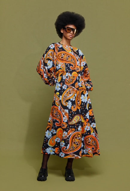 DOMNA' ΦΟΥΤΕΡ ΜΙΝΤΙ ΦΟΡΕΜΑ (BLACK/LAHORE) MAMOUSH