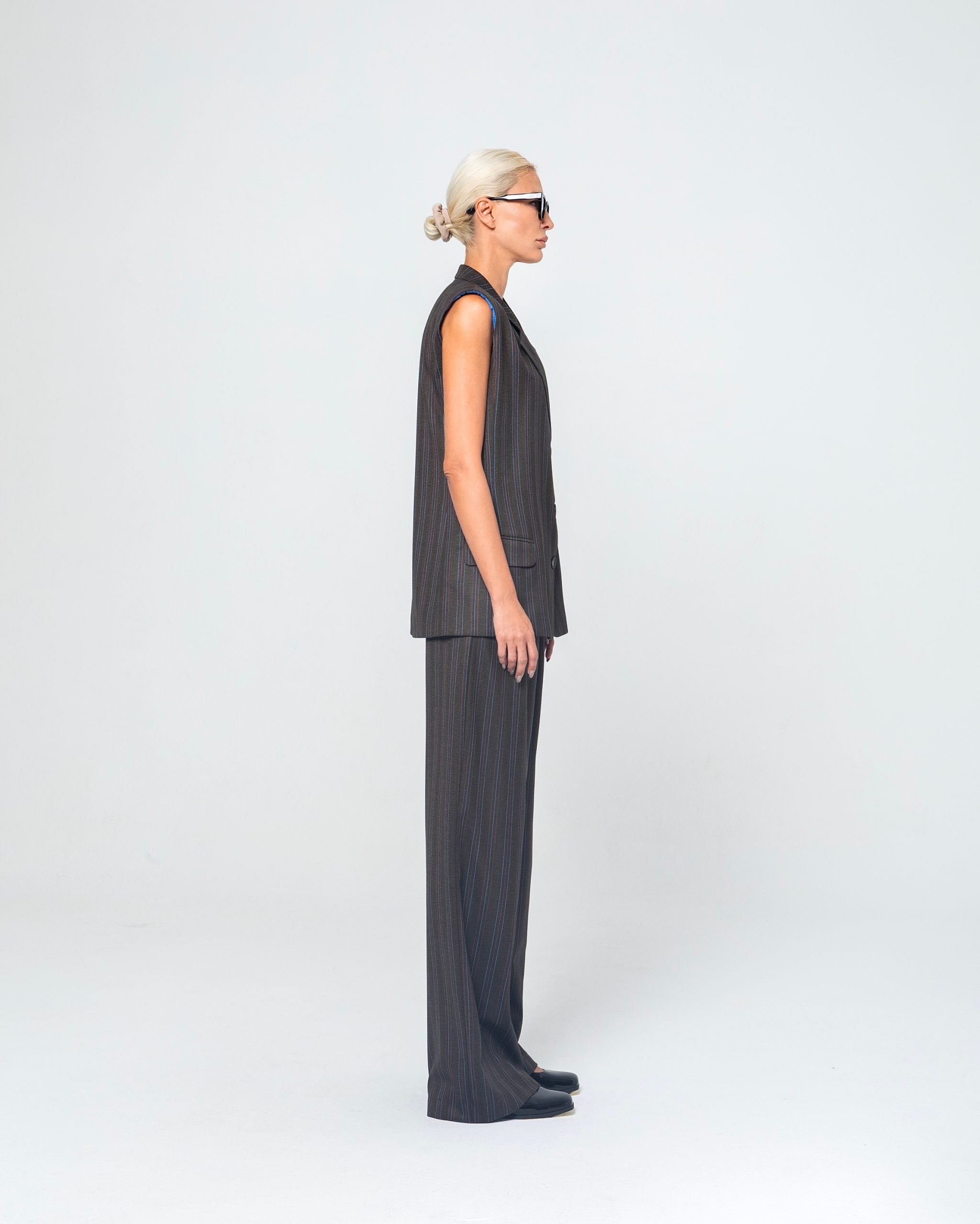 RORY ΡΙΓΕ ΠΑΝΤΕΛΟΝΙ (BROWN STRIPES) MAMOUSH