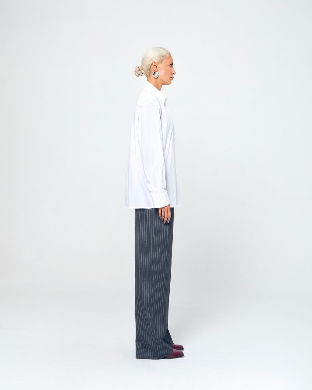 MINA ΠΑΝΤΕΛΟΝΙ ΡΙΓΕ (GRAY/WHITE) MAMOUSH