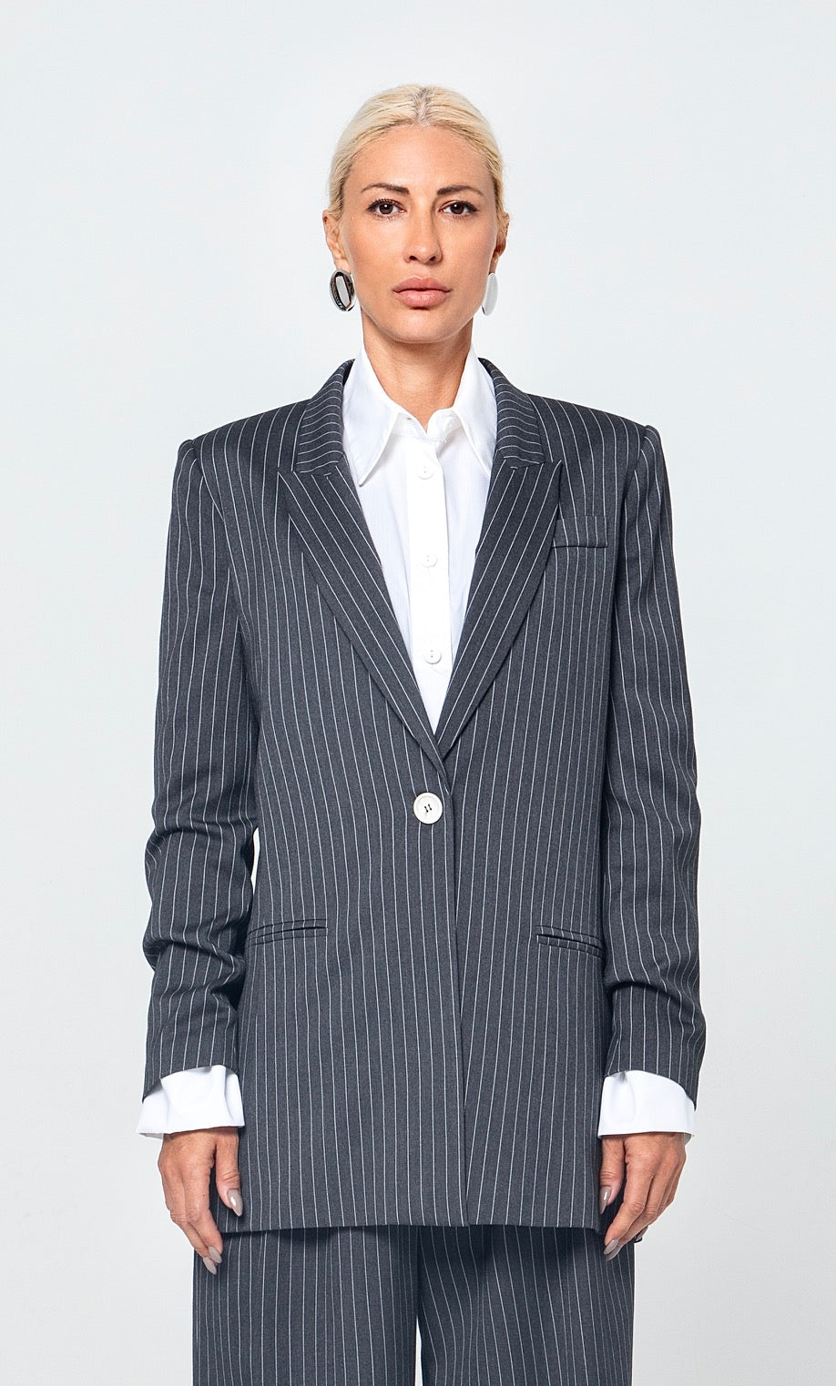 CARLA ΣΑΚΑΚΙ ΡΙΓΕ (GRAY/WHITE) MAMOUSH