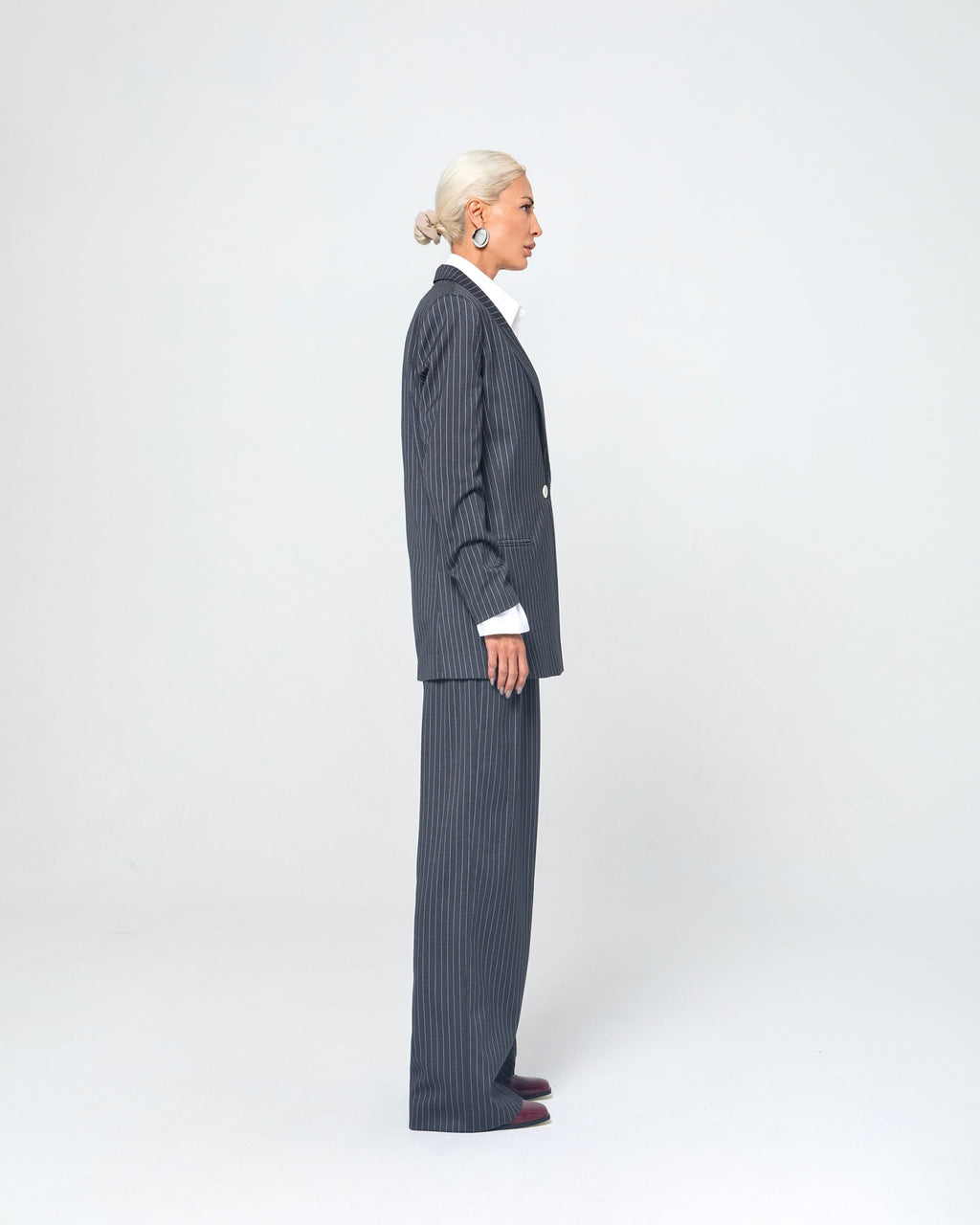 MINA ΠΑΝΤΕΛΟΝΙ ΡΙΓΕ (GRAY/WHITE) MAMOUSH