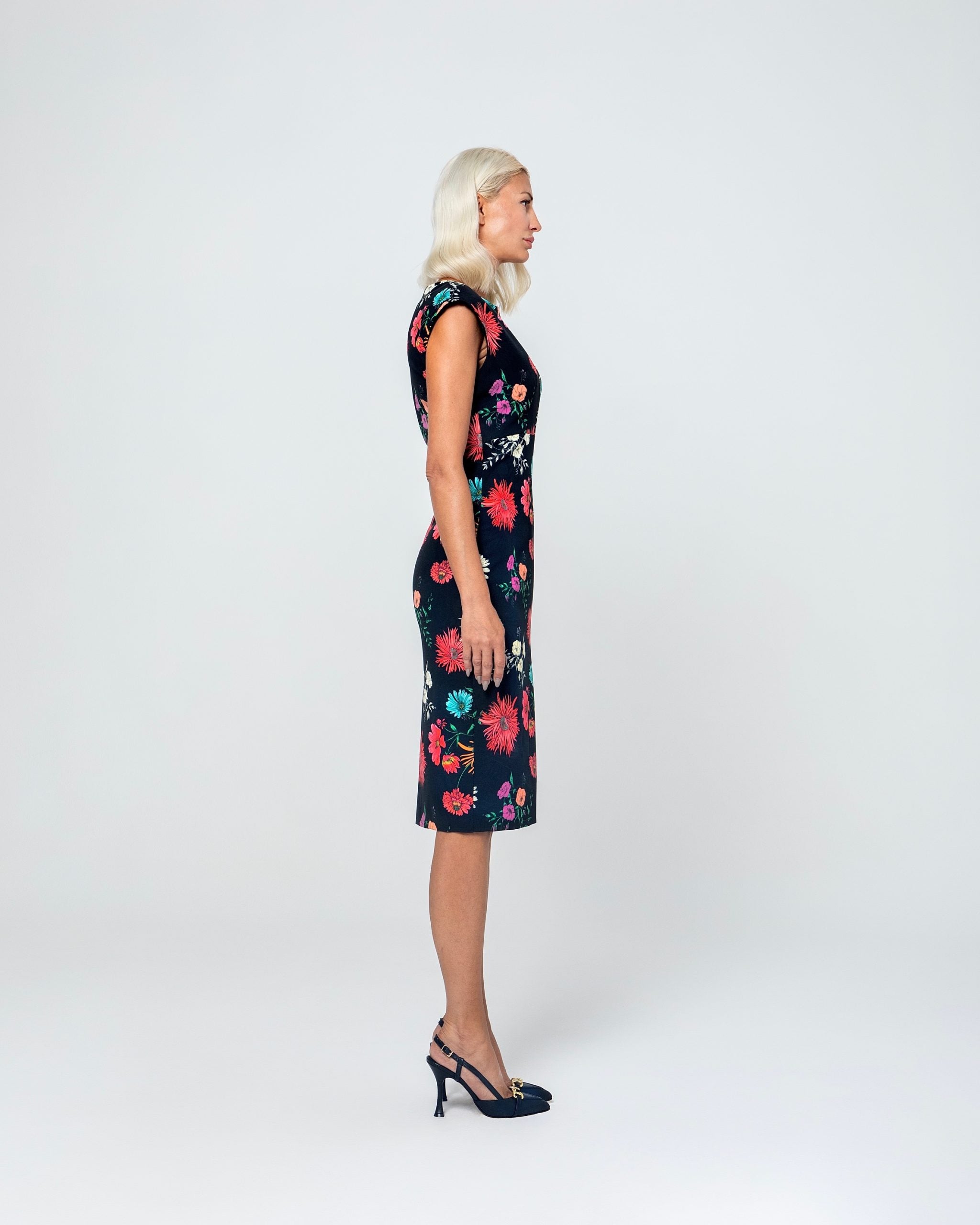 CLEO MIDI ΦΟΡΕΜΑ (FLOWERS) MAMOUSH