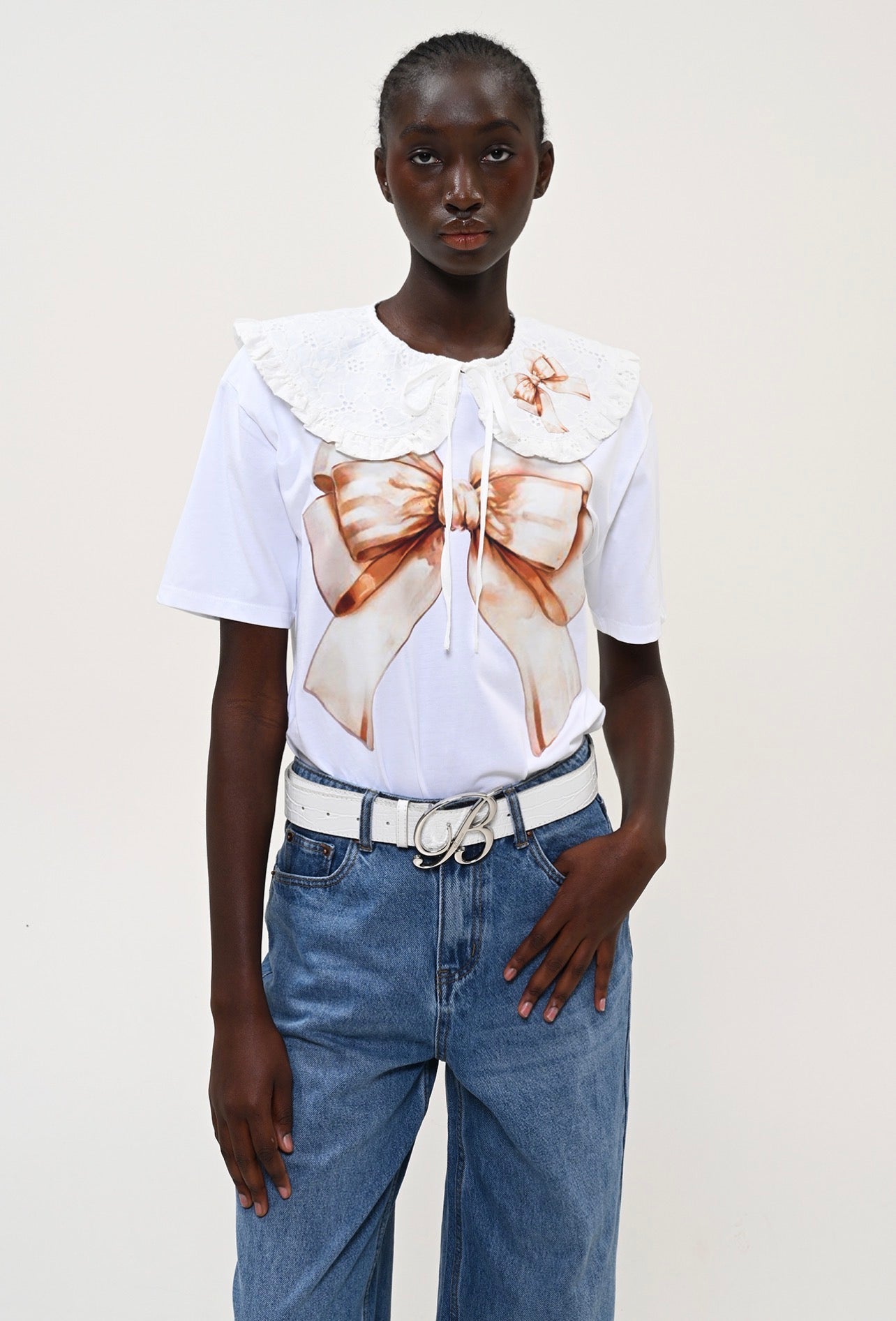 T-SHIRT ΜΕ ΤΥΠΩΜΑ ΦΙΟΓΚΟ (BEIGE) BOOM