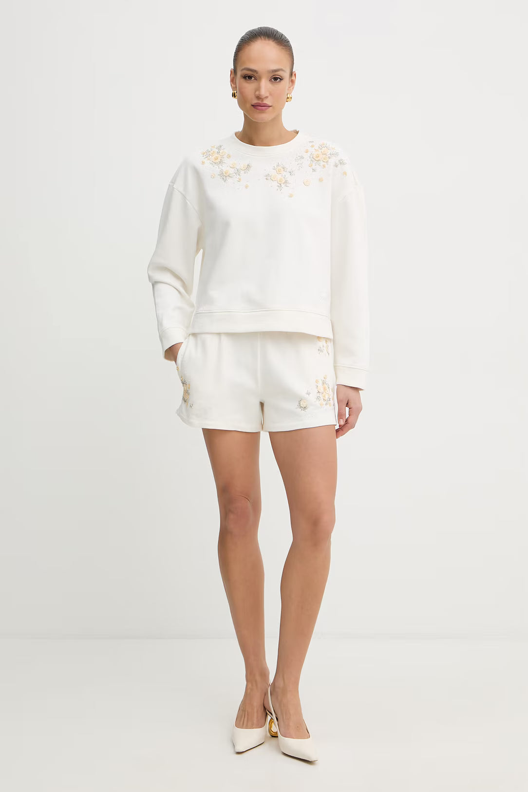 ΦΟΥΤΕΡ ΜΠΛΟΥΖΑ ΜΕ ΑΝΑΓΛΥΦΟ ΚΕΝΤΗΜΑ TWINSET